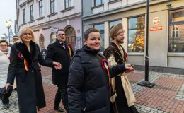 na zdjęciu osoby podczas otwarcia PSK