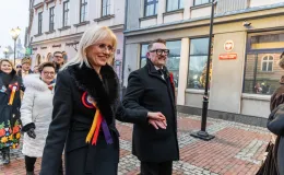 na zdjęciu osoby podczas otwarcia PSK