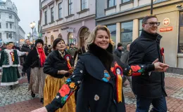 na zdjęciu osoby podczas otwarcia PSK