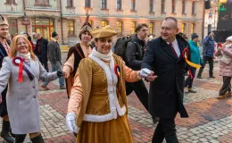 na zdjęciu osoby podczas otwarcia PSK