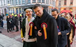 na zdjęciu osoby podczas otwarcia PSK