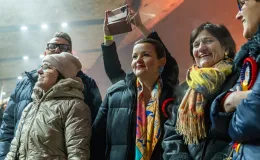 na zdjęciu osoby podczas otwarcia PSK