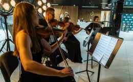 na zdjęciu osoby podczas otwarcia PSK