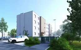 Wizualizacja inwestycji SIM przy ul. Stażystów