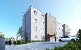 Wizualizacja inwestycji SIM przy ul. Stażystów