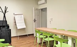 Zdjęcie przedstawiające salę konferencyjną nr 5 w budynku przy ul. Cieszyńskiej 18