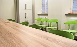 Zdjęcie przedstawiające salę konferencyjną nr 5 w budynku przy ul. Cieszyńskiej 18