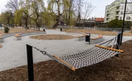 na zdjęciu nowy skwer