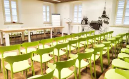 Zdjęcie przedstawiające salę konferencyjną nr 3 w budynku przy ul. Cieszyńskiej 18