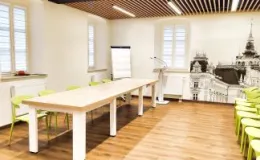 Zdjęcie przedstawiające salę konferencyjną nr 3 w budynku przy ul. Cieszyńskiej 18