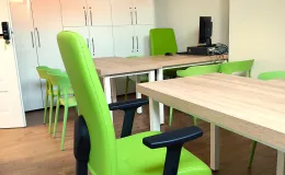 Zdjęcie przedstawiające salę konferencyjną nr 6 w budynku przy ul. Cieszyńskiej 18
