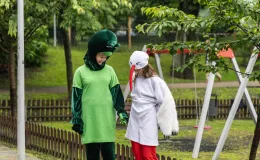 na zdjęciu osoby podczas festiwalu