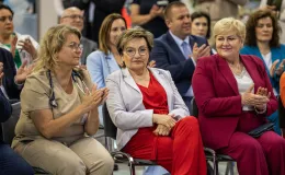 na zdjęciu osobo podczas Dni Zdrowia w hali