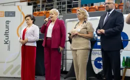 na zdjęciu osobo podczas Dni Zdrowia w hali