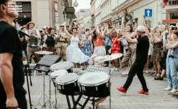 na zdjęciu muzycy