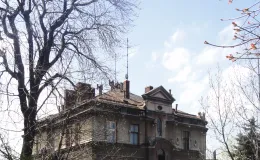 Dom przy ul. Krakowskiej 10 widok przed remontem. 