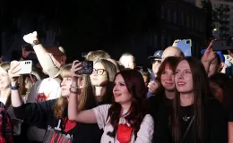 Na zdjęciu koncert zespołu KULT