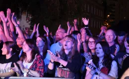 Na zdjęciu koncert zespołu KULT