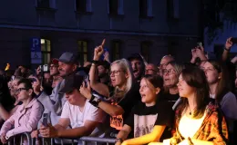 Na zdjęciu koncert zespołu KULT