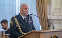 na zdjęciu osoby podczas uroczyści