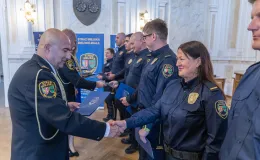 na zdjęciu osoby podczas uroczyści