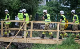 na zdjęciu służby podczas ćwiczeń