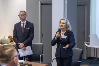 na zdjęciu osoby podczas jubileuszu