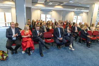 na zdjęciu osoby podczas jubileuszu