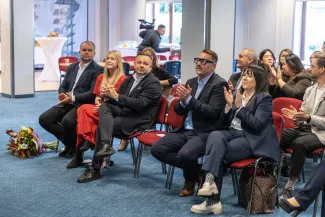 na zdjęciu osoby podczas jubileuszu