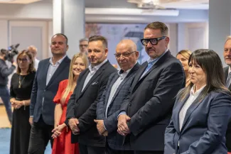 na zdjęciu osoby podczas jubileuszu
