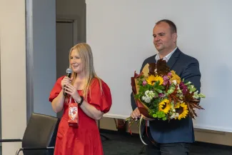na zdjęciu osoby podczas jubileuszu
