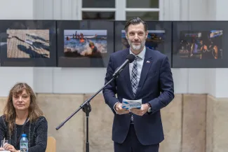osoby podczas konferencji