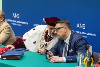 Na zdjęciu uczestnicy inauguracji