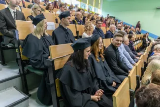 Na zdjęciu uczestnicy inauguracji