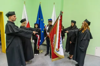 Na zdjęciu uczestnicy inauguracji