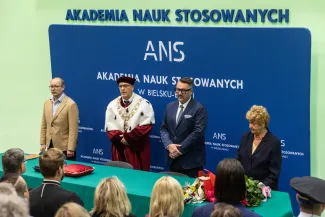 Na zdjęciu uczestnicy inauguracji