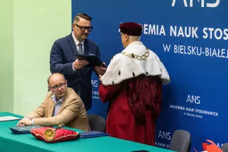 Na zdjęciu uczestnicy inauguracji