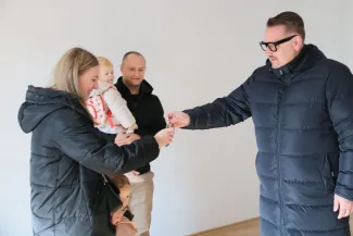 Otwarcie osiedla przy ul Wapiennej i Solskiego w Bielsku-Białej 