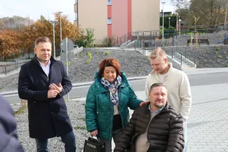 Otwarcie osiedla przy ul Wapiennej i Solskiego w Bielsku-Białej 