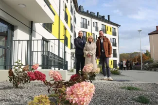Otwarcie osiedla przy ul Wapiennej i Solskiego w Bielsku-Białej 
