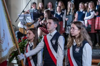 na zdjęciu osoby podczas jubileuszu