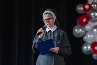 na zdjęciu osoby podczas jubileuszu