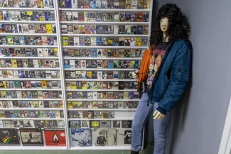 na zdjęciu eksponaty w muzeum