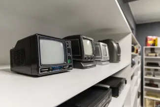 na zdjęciu eksponaty w muzeum