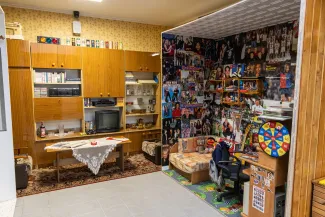 na zdjęciu eksponaty w muzeum