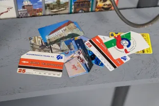 na zdjęciu eksponaty w muzeum