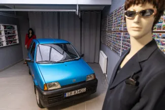 na zdjęciu eksponaty w muzeum