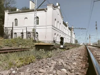 Na zdjęciu stary dworzec