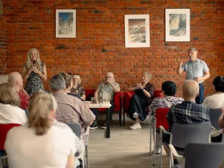 Na zdjęciu spotkanie w Centrum Seniora