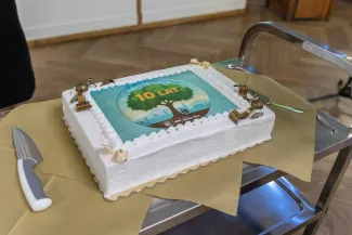 na zdjęciu osoby podczas uroczystości